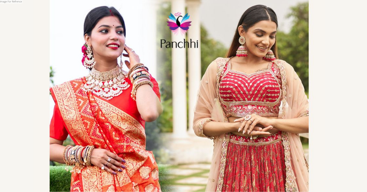 Launch of Panchhi festive collection featuring Utsavi lehengas and Pratibimb sarees